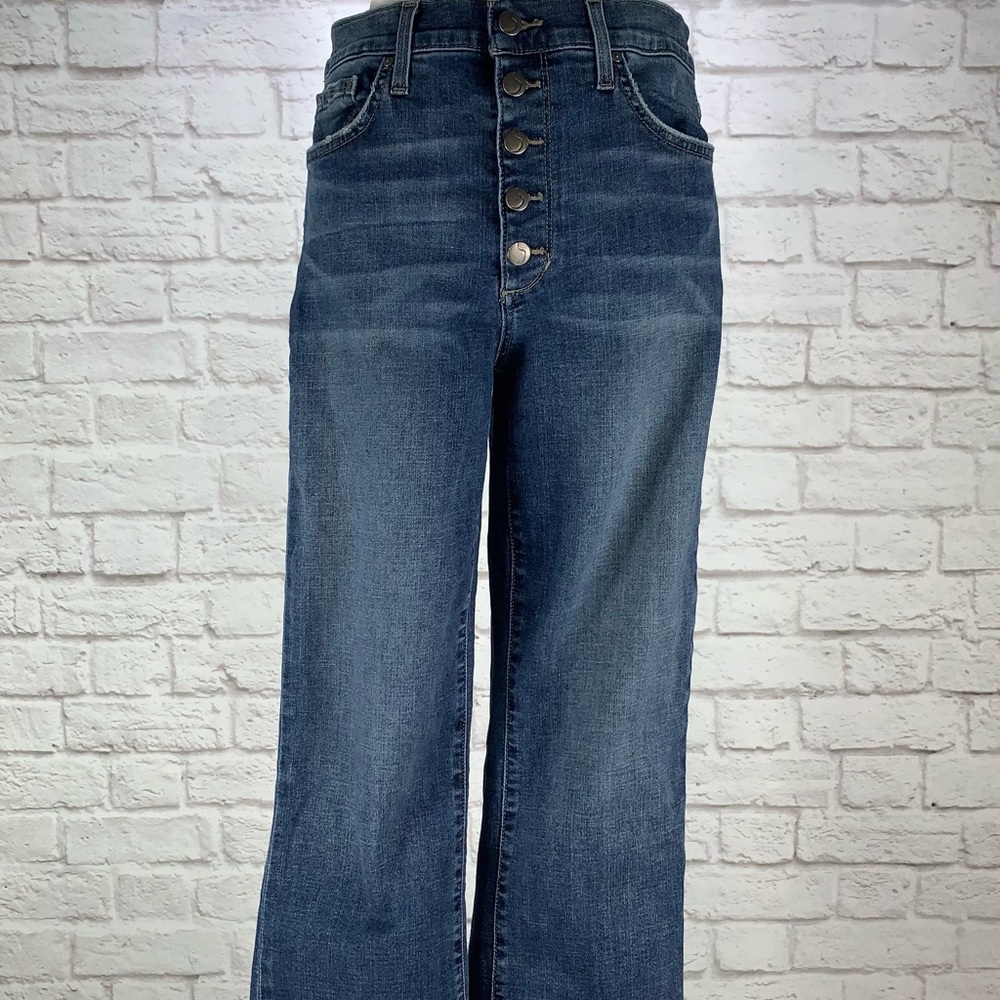 Joe’s Exposed Button Raw Hem Jean